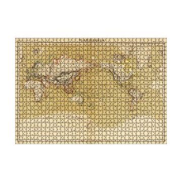 Cakapuzzle Dünya Haritası 1833 Yılı 120 Parça Ahşap Puzzle