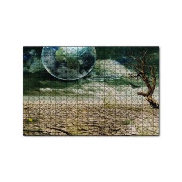 Cakapuzzle Dünya ve Kuraklık 120 Parça Ahşap Puzzle