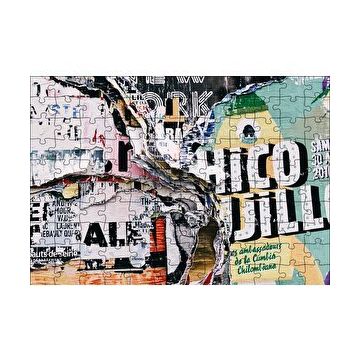 Cakapuzzle Duvar Eski Yırtık Afişler 120 Parça Ahşap Puzzle