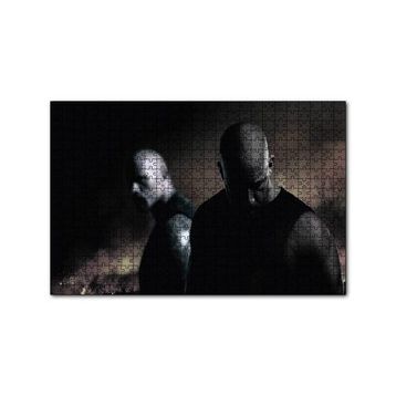 Cakapuzzle Dwayne Johnson ve Vin Diesel 120 Parça Ahşap Puzzle