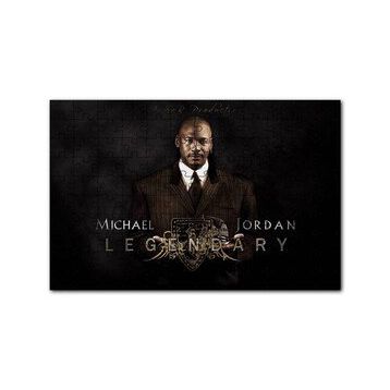 Cakapuzzle Efsanevi Michael Jordan Takım Elbiseli 120 Parça Ahşap Puzzle