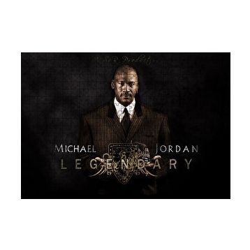 Cakapuzzle Efsanevi Michael Jordan Takım Elbiseli 120 Parça Ahşap Puzzle