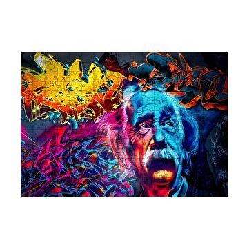 Cakapuzzle Einstein Graffiti 120 Parça Ahşap Puzzle