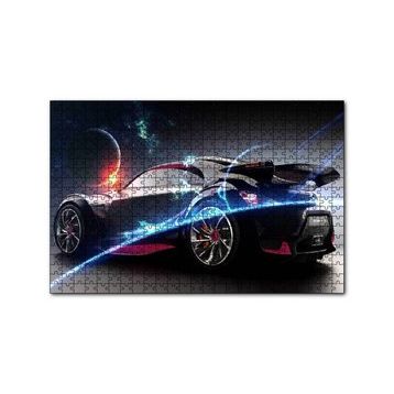 Cakapuzzle Elektrikli Citroen Survolt ve Gezegenler 120 Parça Ahşap Puzzle
