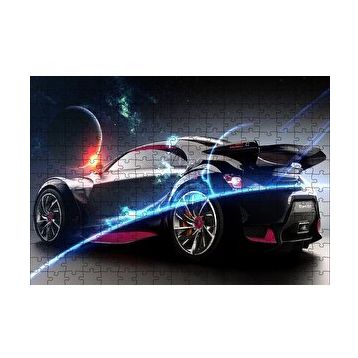 Cakapuzzle Elektrikli Citroen Survolt ve Gezegenler 120 Parça Ahşap Puzzle