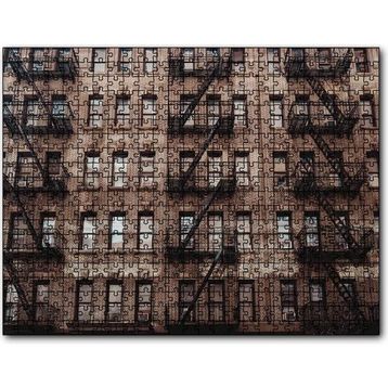 Cakapuzzle Eski Apartman ve Balkon Merdivenleri Puzzle