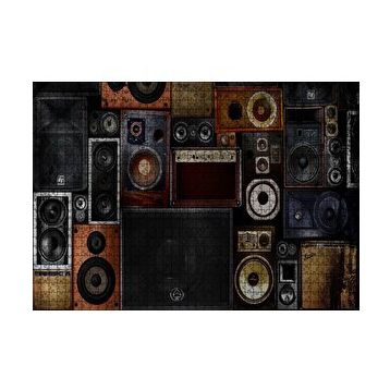Cakapuzzle Eski Hoparlörler 120 Parça Ahşap Puzzle