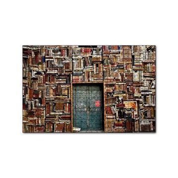 Cakapuzzle Eski Kitaplarla Örülü Ev 120 Parça Ahşap Puzzle