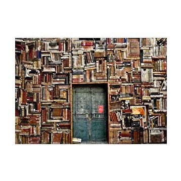Cakapuzzle Eski Kitaplarla Örülü Ev 120 Parça Ahşap Puzzle