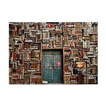 Cakapuzzle Eski Kitaplarla Örülü Ev 120 Parça Ahşap Puzzle