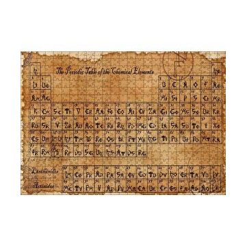 Cakapuzzle Eski Peryodik Cetveli Görseli 120 Parça Ahşap Puzzle