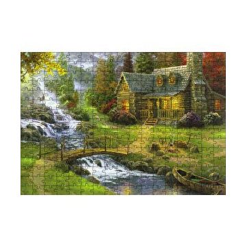 Cakapuzzle Ev Dere Ceylan Doğa 120 Parça Ahşap Puzzle