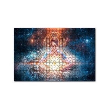 Cakapuzzle Evren Enerjisi Meditasyon Uzay Yıldızlar Görseli 120 Parça Ahşap Puzzle
