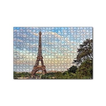 Cakapuzzle Eyfel Kulesi Paris Uzak Manzara 120 Parça Ahşap Puzzle