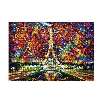 Cakapuzzle Eyfel Kulesi Yağlı Boya 120 Parça Ahşap Puzzle