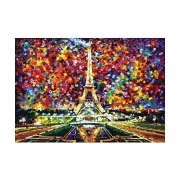 Cakapuzzle Eyfel Kulesi Yağlı Boya 120 Parça Ahşap Puzzle