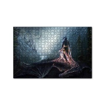 Cakapuzzle Fantastik Diyar ve Savaşçı 120 Parça Ahşap Puzzle