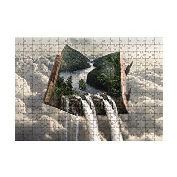 Cakapuzzle Fantastik Kitap İçinde Doğa 120 Parça Ahşap Puzzle