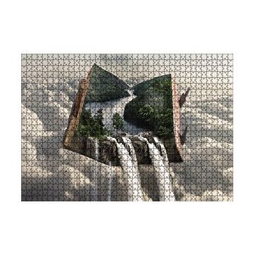 Cakapuzzle Fantastik Kitap İçinde Doğa 120 Parça Ahşap Puzzle