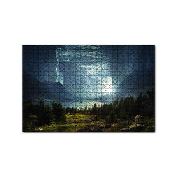 Cakapuzzle Fantastik Mağara Doğa 120 Parça Ahşap Puzzle
