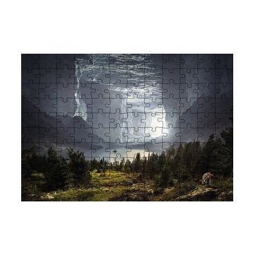 Cakapuzzle Fantastik Mağara Doğa 120 Parça Ahşap Puzzle