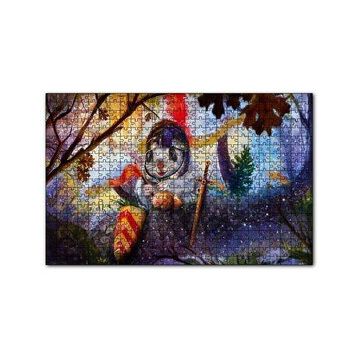 Cakapuzzle Fantastik Şövalye Tavşan 120 Parça Ahşap Puzzle