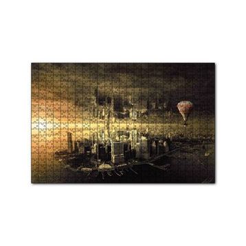 Cakapuzzle Fantaztik Şehir 120 Parça Ahşap Puzzle