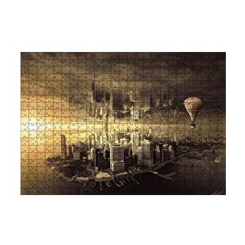 Cakapuzzle Fantaztik Şehir 120 Parça Ahşap Puzzle