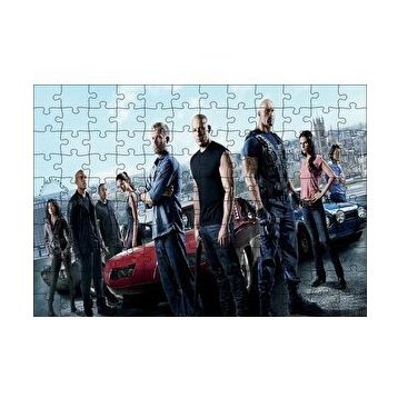Cakapuzzle Fast and Furious Paul Walker Hızlı Yaşa Genç Öl 120 Parça Ahşap Puzzle