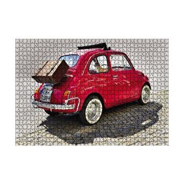 Cakapuzzle Fİat Bis Yolda 120 Parça Ahşap Puzzle