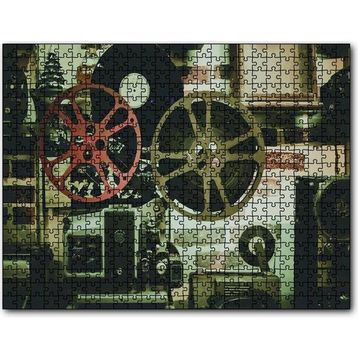 Cakapuzzle Film Makinesi 120 Parça Ahşap Puzzle