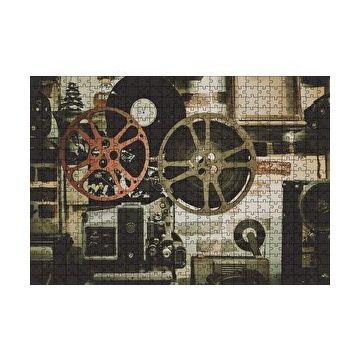 Cakapuzzle Film Makinesi 120 Parça Ahşap Puzzle