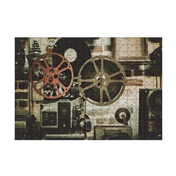 Cakapuzzle Film Makinesi 120 Parça Ahşap Puzzle