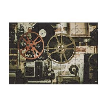 Cakapuzzle Film Makinesi 120 Parça Ahşap Puzzle