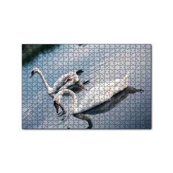 Cakapuzzle Fırtına Çocuk ve Pelikan 120 Parça Ahşap Puzzle