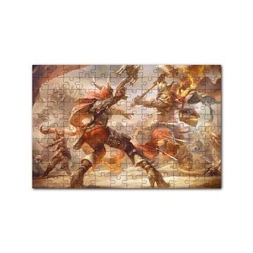 Cakapuzzle Fırtına Sanatının Kahramanları 120 Parça Ahşap Puzzle