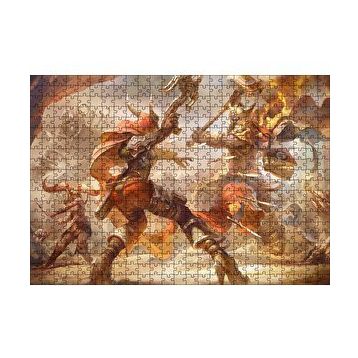 Cakapuzzle Fırtına Sanatının Kahramanları 120 Parça Ahşap Puzzle