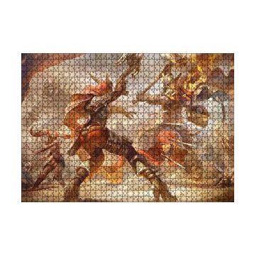 Cakapuzzle Fırtına Sanatının Kahramanları 120 Parça Ahşap Puzzle