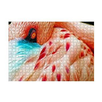 Cakapuzzle Flamingo Yakın Çekim 120 Parça Ahşap Puzzle