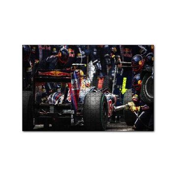 Cakapuzzle Formula 1 Pit Stop Görseli 120 Parça Ahşap Puzzle
