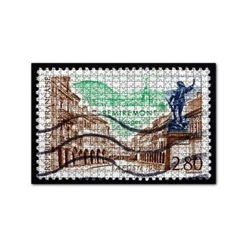Cakapuzzle Fransa 1995 Yılına Ait Posta Pulu 120 Parça Ahşap Puzzle