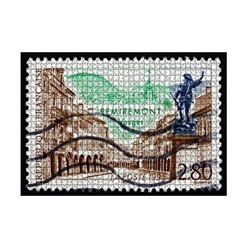 Cakapuzzle Fransa 1995 Yılına Ait Posta Pulu 120 Parça Ahşap Puzzle