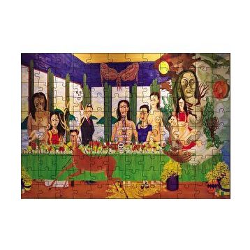 Cakapuzzle Frida Kahlo Son Akşam Yemeği 120 Parça Ahşap Puzzle
