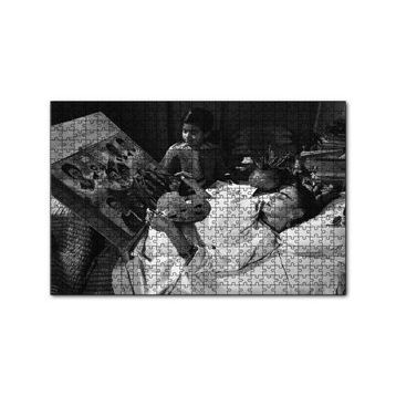 Cakapuzzle Frida Kahlo Yatakta Resim 120 Parça Ahşap Puzzle