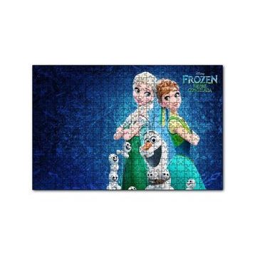 Cakapuzzle Frozen Fever Filmi Afiş Görseli 120 Parça Ahşap Puzzle