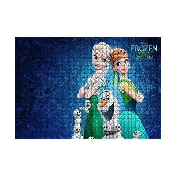 Cakapuzzle Frozen Fever Filmi Afiş Görseli 120 Parça Ahşap Puzzle