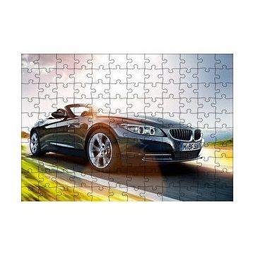 Cakapuzzle Füme BMW Z4 ve Deniz 120 Parça Ahşap Puzzle