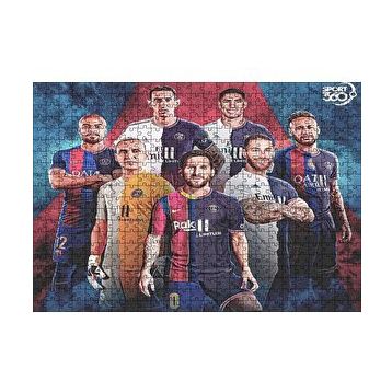 Cakapuzzle Futbol Devleri PSG de 120 Parça Ahşap Puzzle