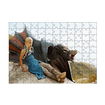Cakapuzzle Game of Thrones Daenerys Targaryen 120 Parça Ahşap Puzzle