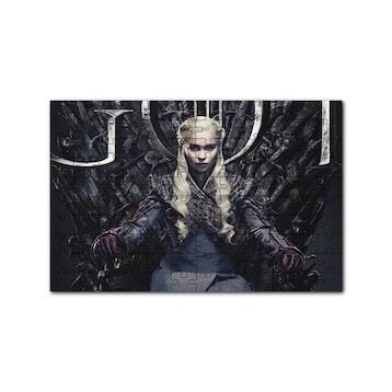 Cakapuzzle Game of Thrones Daenerys Targaryen Tahtta 120 Parça Ahşap Puzzle